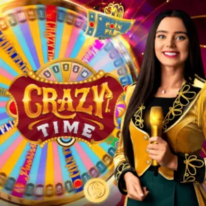 Crazy Time live gameshow bij Betsixty casino